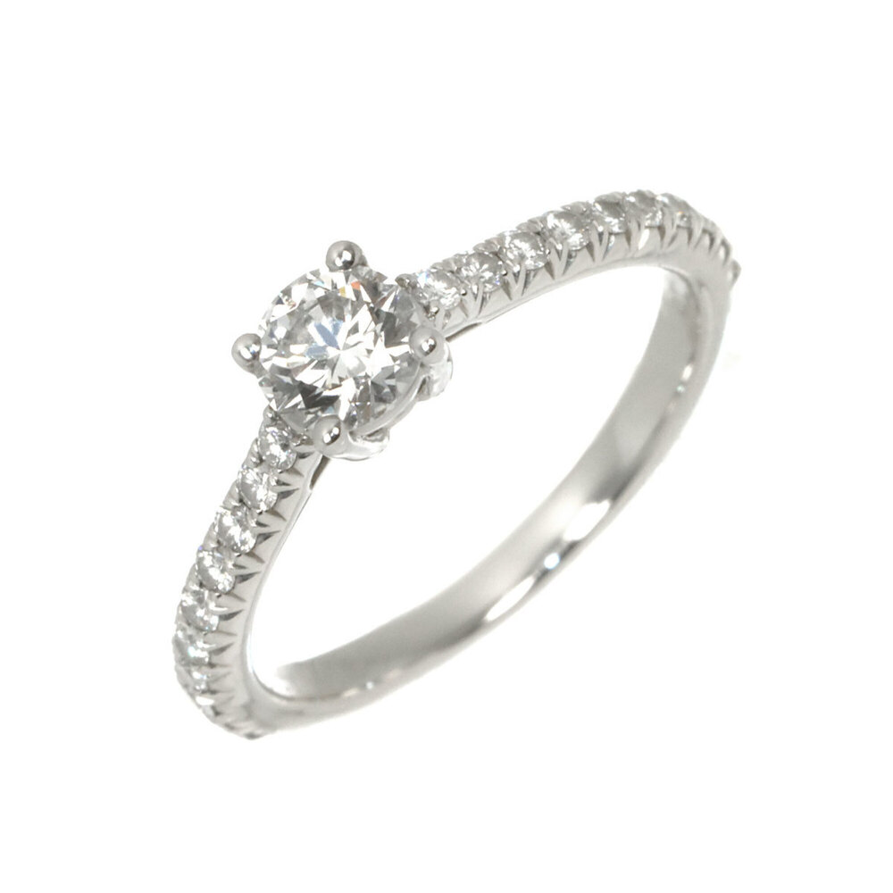 Tiffany & Co. Novo Diamond Ring, 0.32ct F VS1 3EX, Platinum.